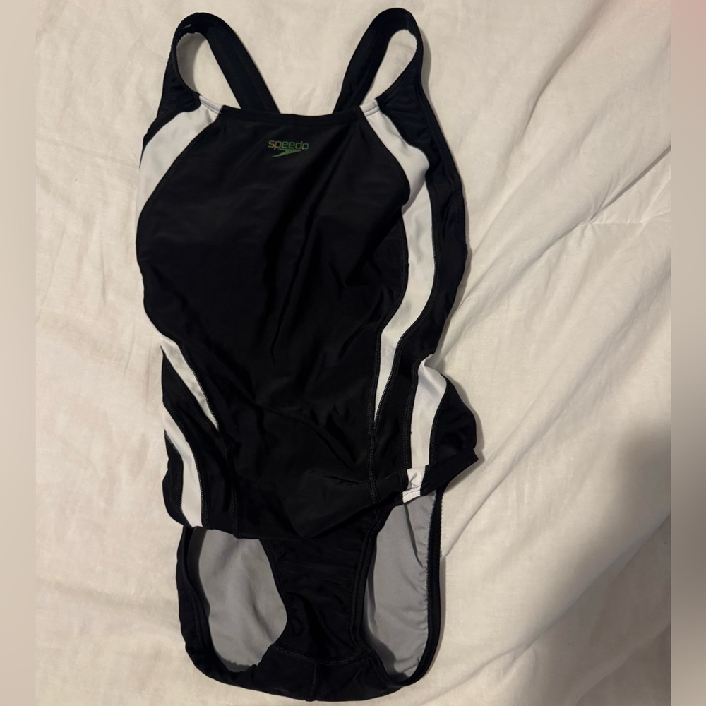 Women’s Black and White Speedo
